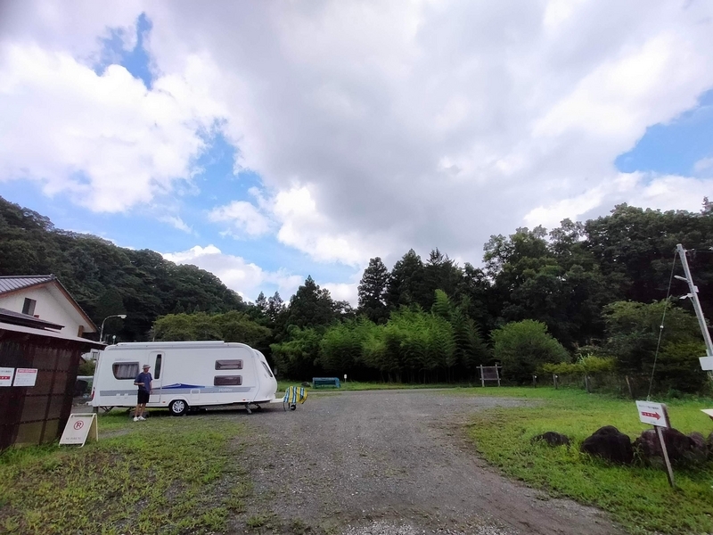 宮城県 くるま旅クラブ RVパーク RVパークまほろば キャンピングトレーラー 車中泊 遠刈田温泉 ⁡シーズー 
