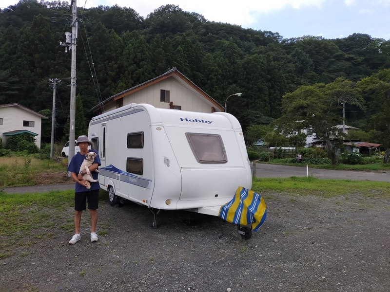 宮城県 くるま旅クラブ RVパーク RVパークまほろば キャンピングトレーラー 車中泊 遠刈田温泉 ⁡シーズー 