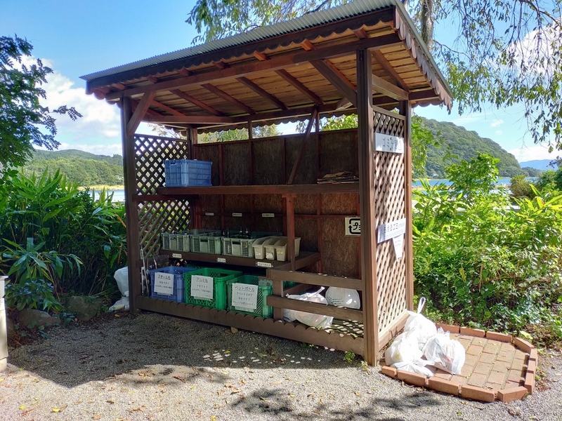 福島県 RVリゾート猪苗代湖モビレージ キャンプ キャンピングトレーラー カヤック シーズー