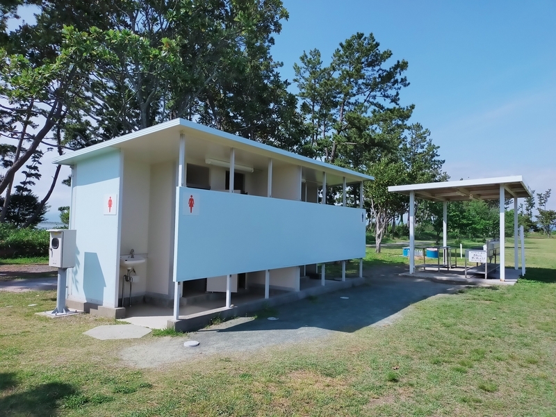 浜松市 浜名湖 渚園 キャンプ シーズー キャンピングトレーラー 