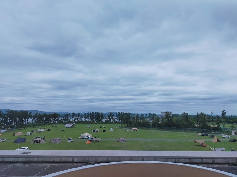 浜松市 浜名湖 渚園 キャンプ シーズー キャンピングトレーラー 