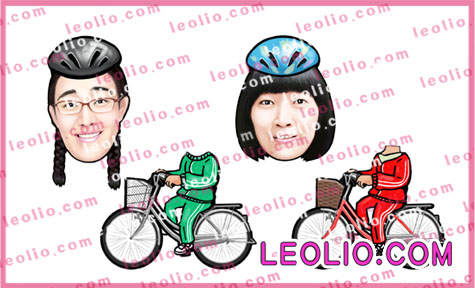 たんぽぽ-芸人(白鳥久美子、川村エミコ)の似顔絵イラスト - 似顔絵プロ