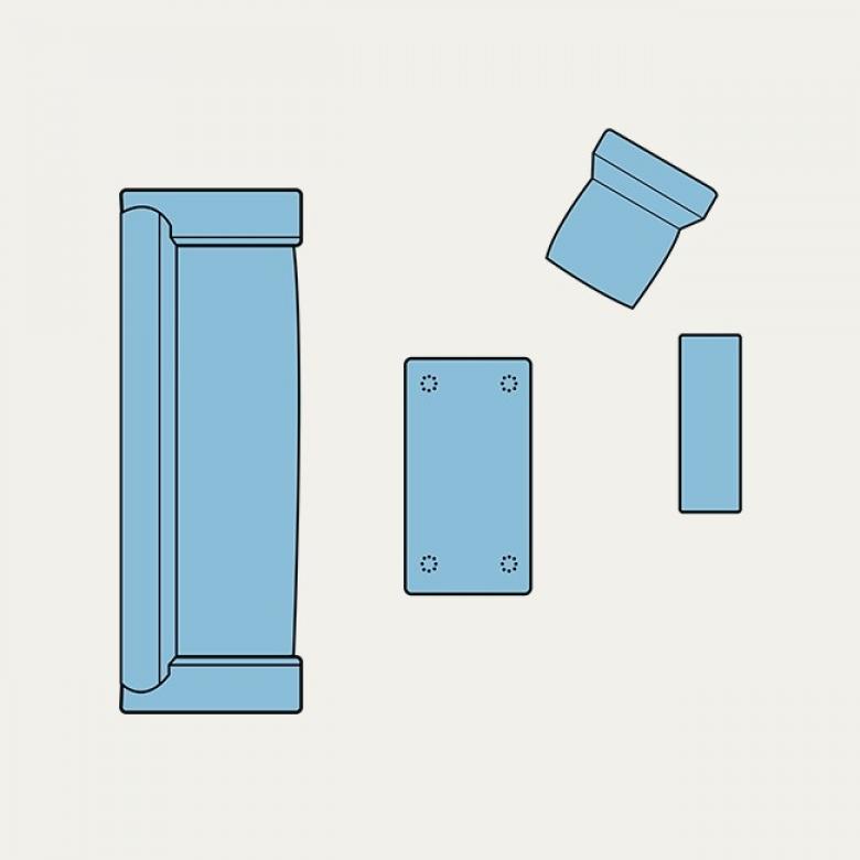 8リビングルームのインテリアの美しい空間のレイアウト