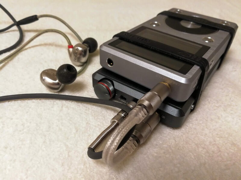 Fiio x5 2nd+Fiio L16ケーブル+RHA T10イヤホン+Fiio A5ポタアン