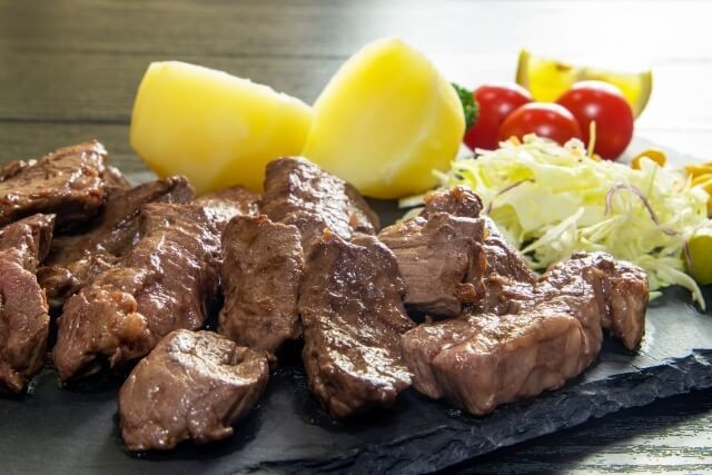 体力増強につながる肉類