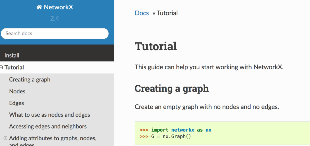 Tutorialに学ぶNetworkXの使い方①｜Pythonによる可視化入門 #13 - Liberal Art’s diary