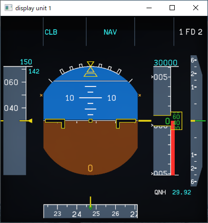フライトシミュレーター 航空計器の基礎 PFD - ultramarine sky