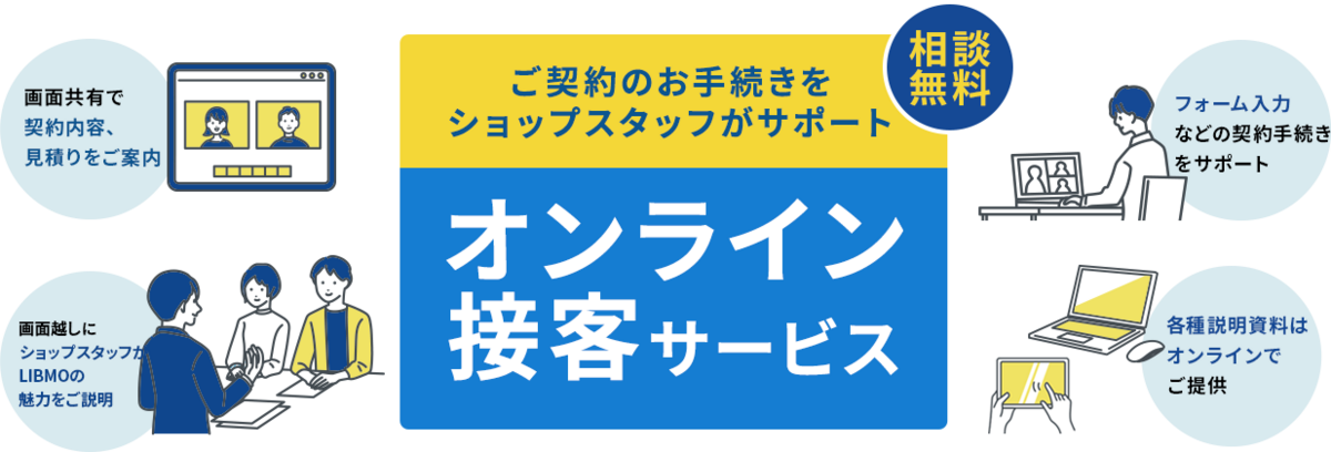 LIBMOのオンライン接客