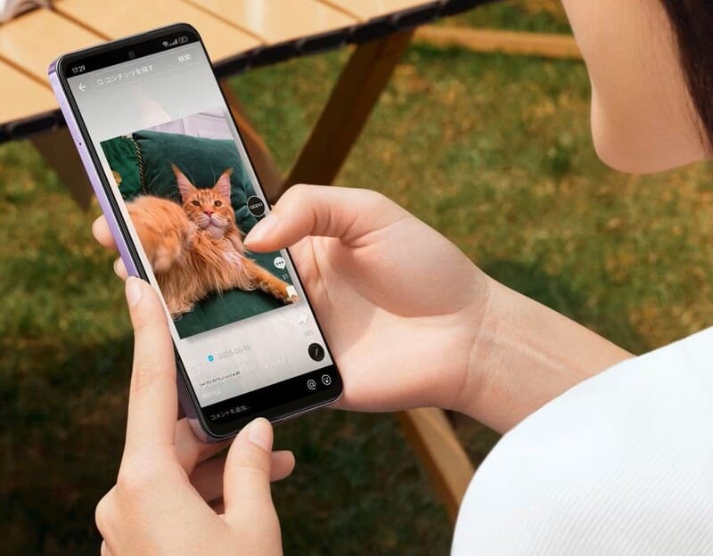 【ディスプレイ】迫力のある6.7インチ120Hzディスプレイ