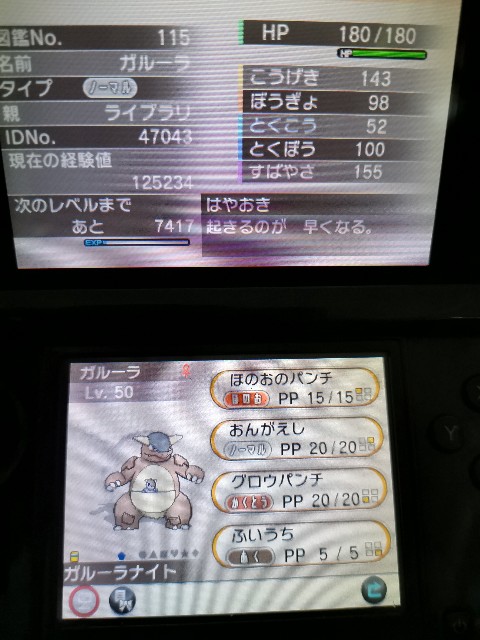 パーティ紹介 ポケモンリボン集めの旅