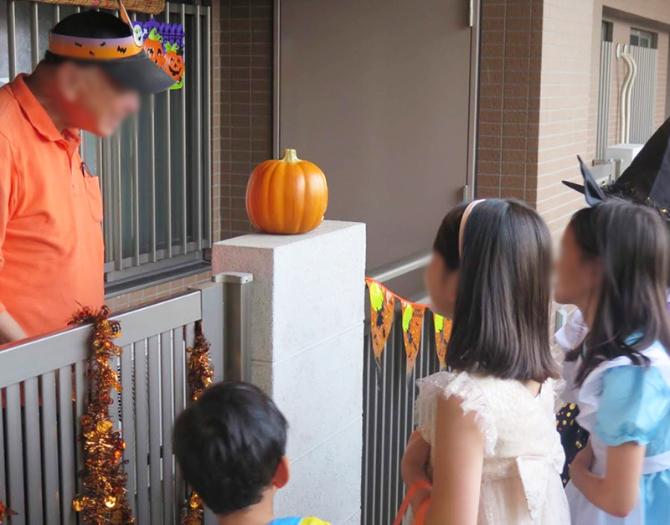 ニュートンプレイスのハロウィンウォーク