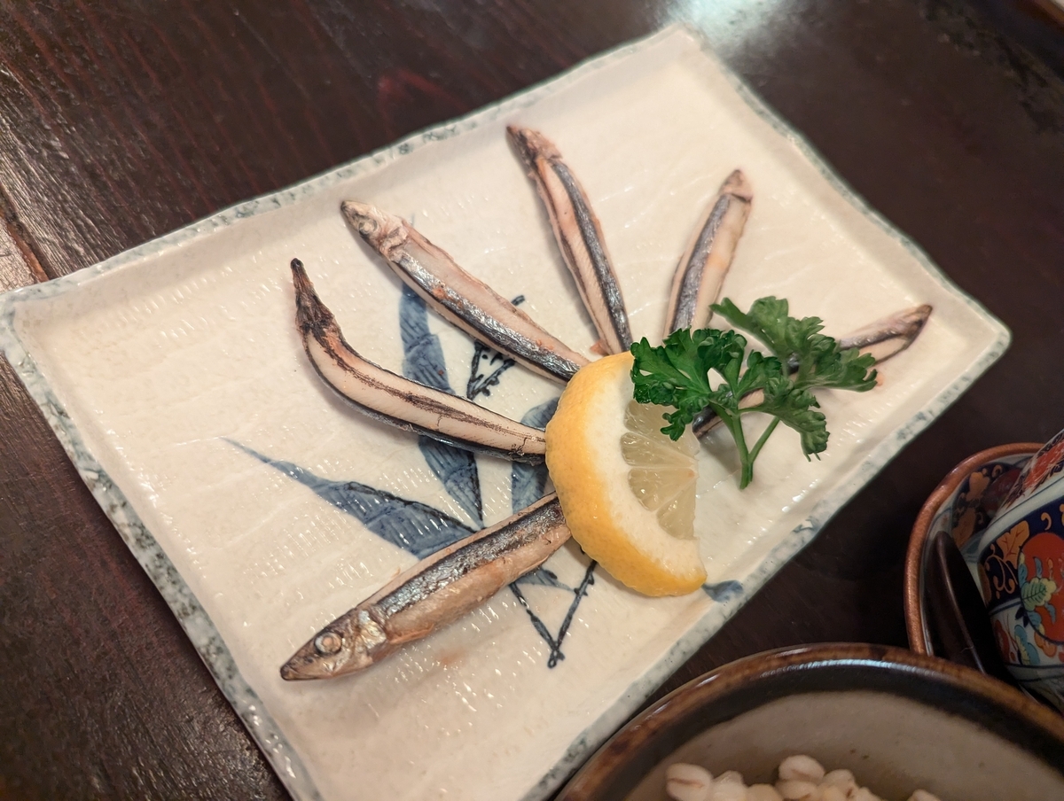 おつまみのきびなご