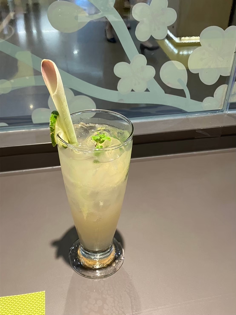 柑橘系の爽やかなドリンク