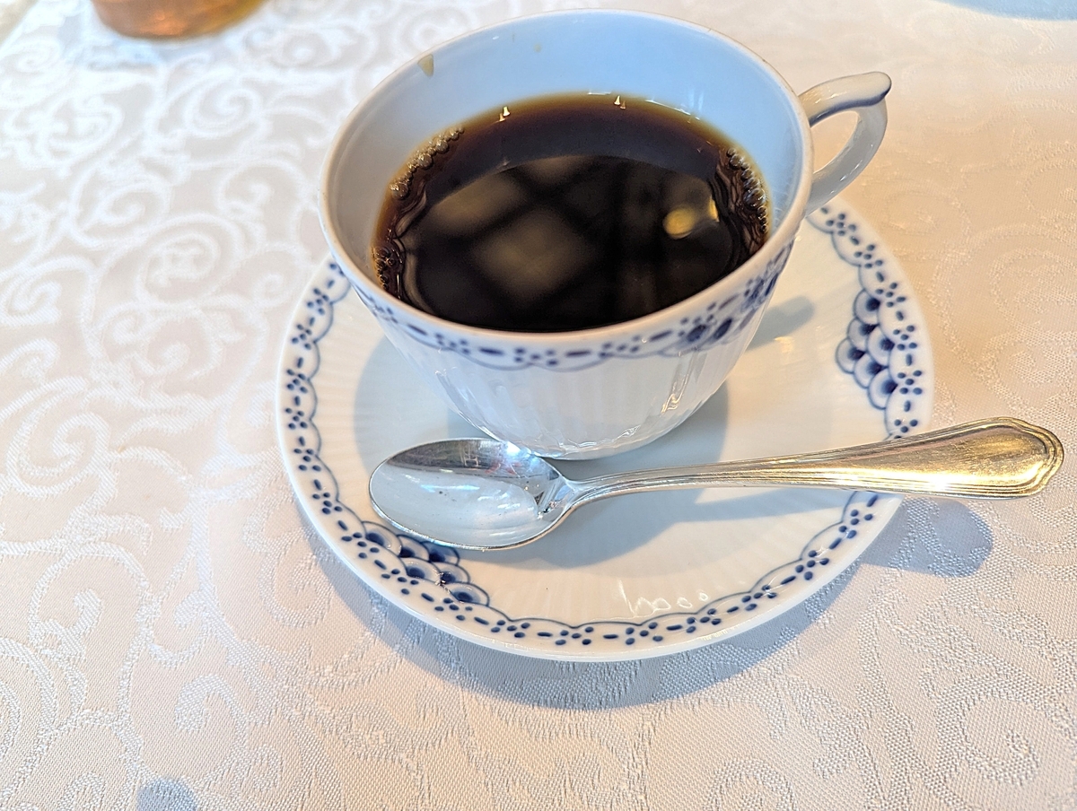 締めのコーヒー