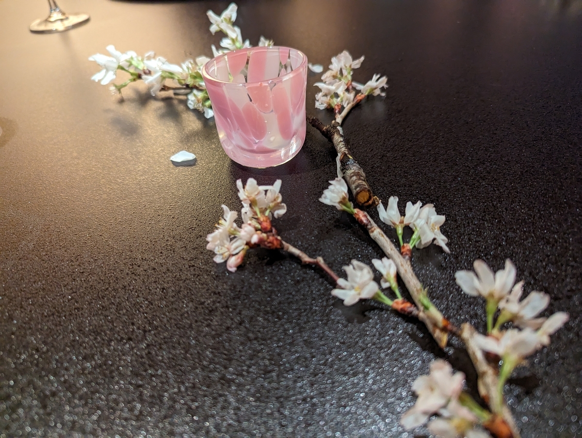 桜を堪能できる懐石料理