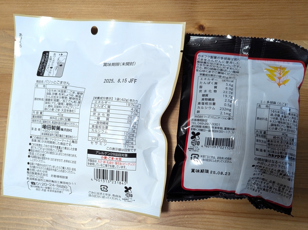 パッケージの裏で内容を確認してみると……？