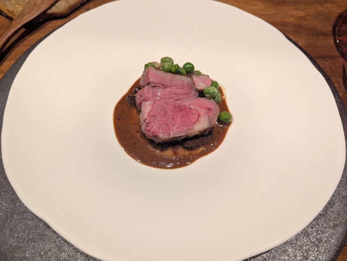 ニュージーランド産仔羊のステーキ
