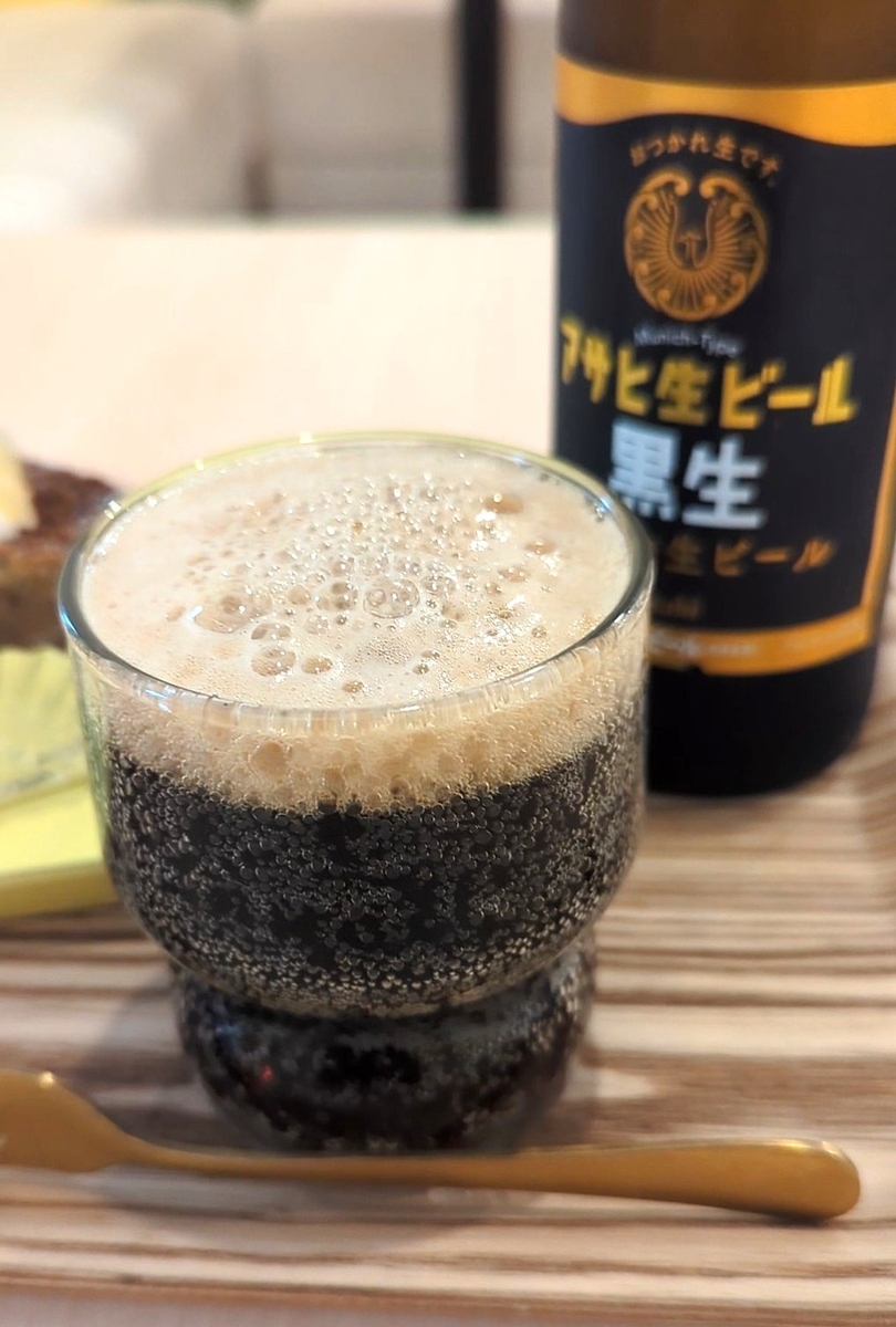 マルエフの黒生は甘味もかなり感じられる