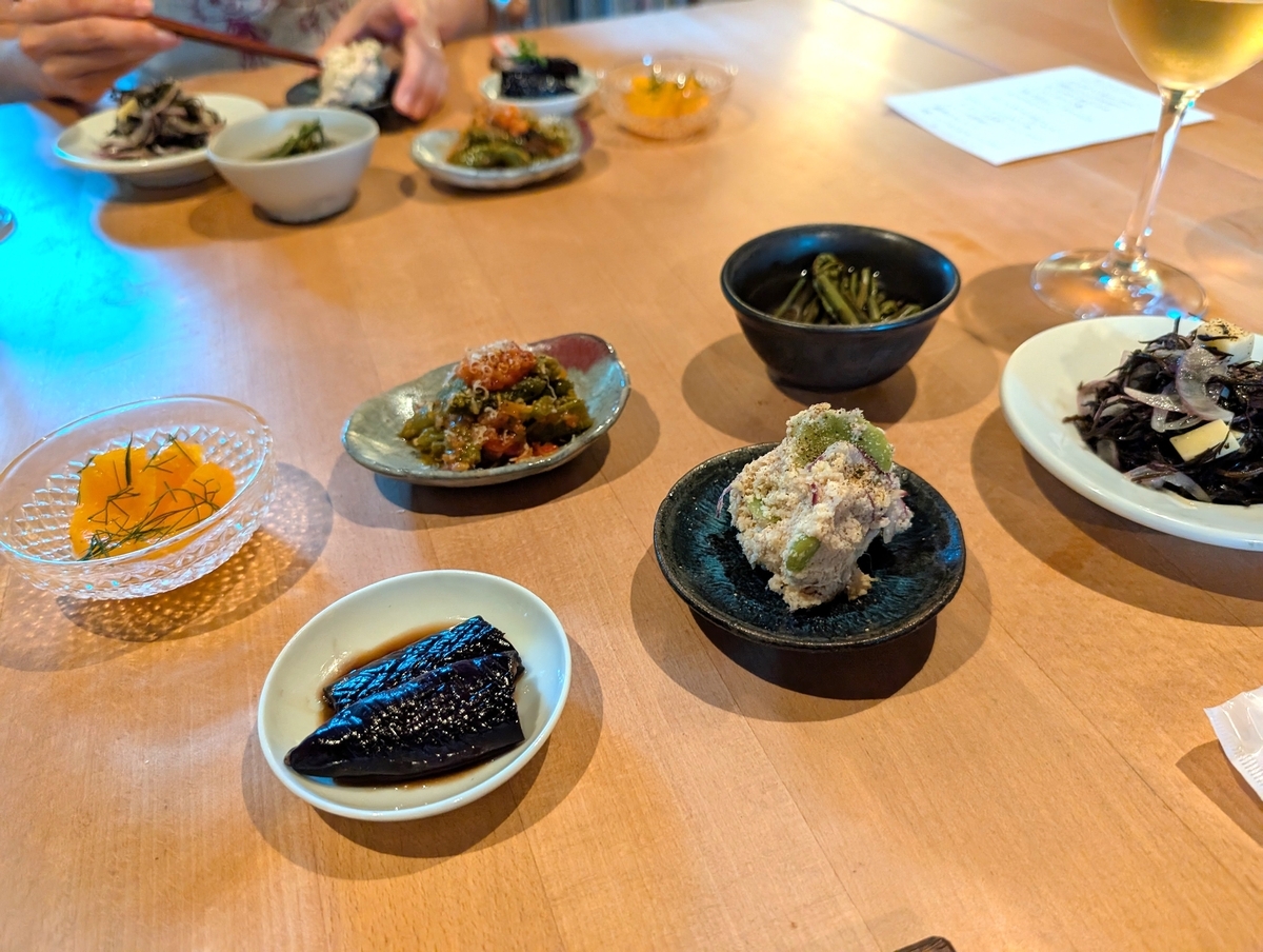 パラランのディナー料理の数々