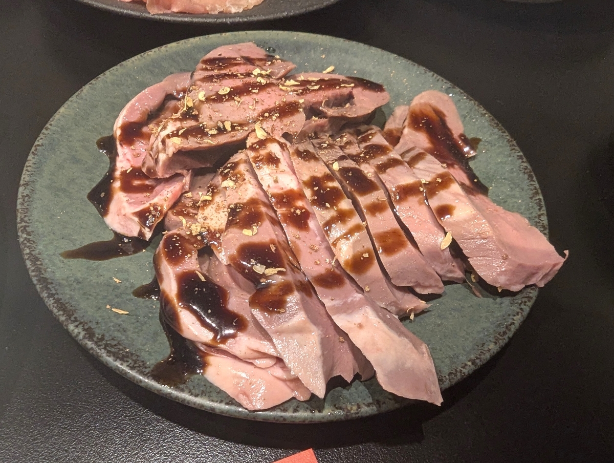 アグー豚ハツのコンフィ