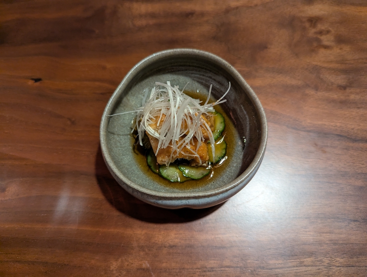 国分寺・翔の強肴：うざく