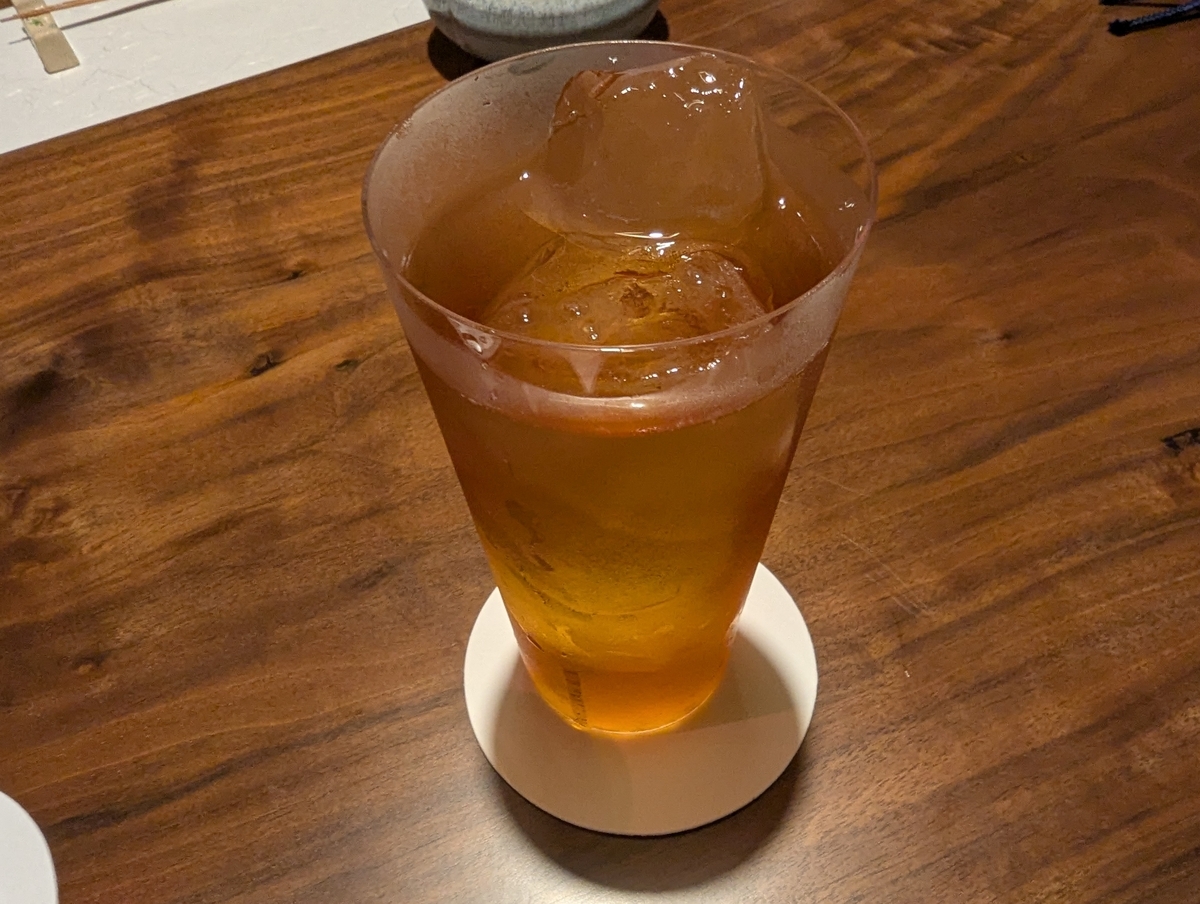 国分寺・翔のお茶割り②（一保堂京煎りほうじ茶割り）
