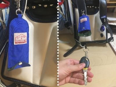 小学校入学準備 伸びるキーチェーン