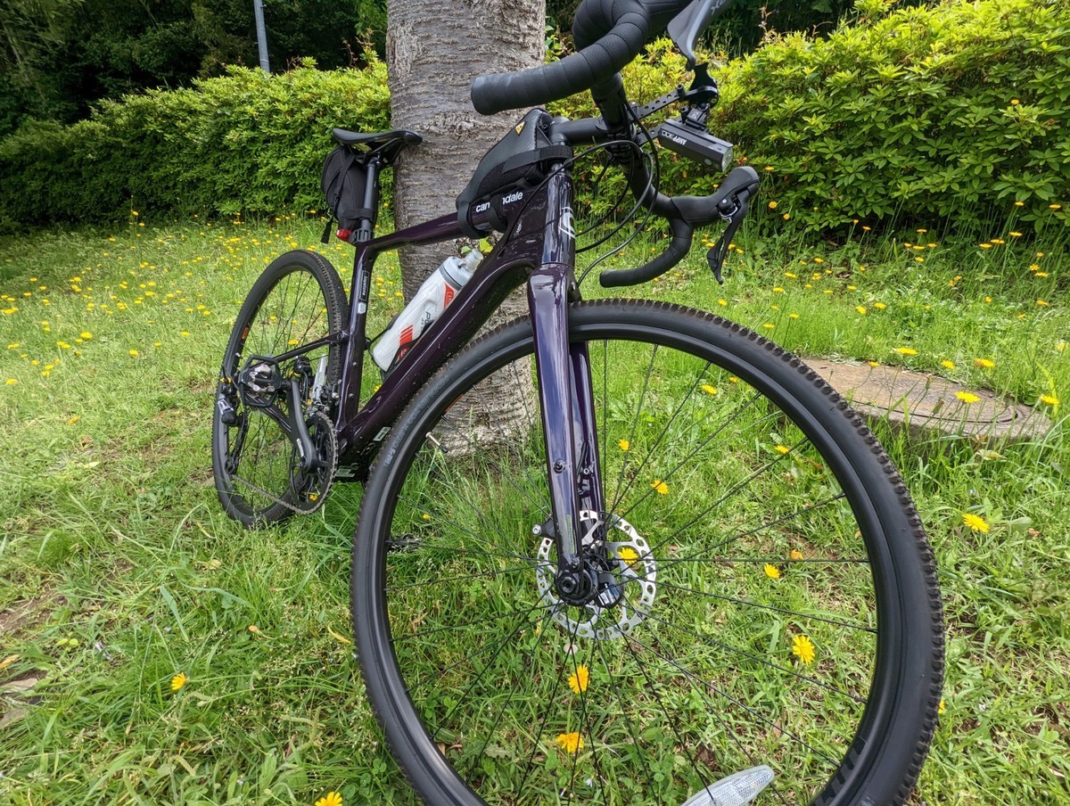 私のロードバイクの写真