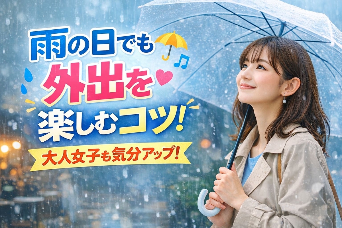 雨の日の外出は何する?大人女性が心地よく過ごせるおすすめの過ごし方完全ガイド - ライフメモ+(プラス)