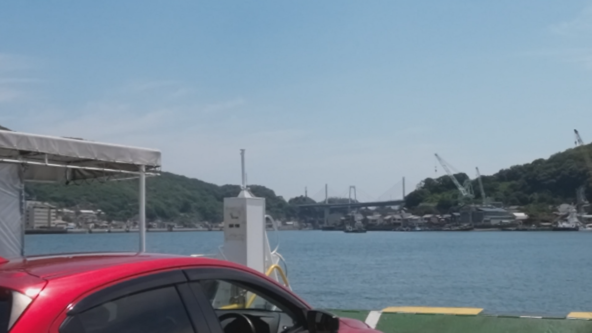 左手にはしまなみ海道が