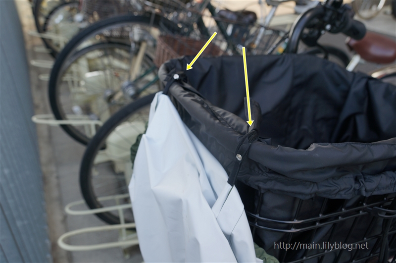 自転車 ハンドル に 荷物 を かける