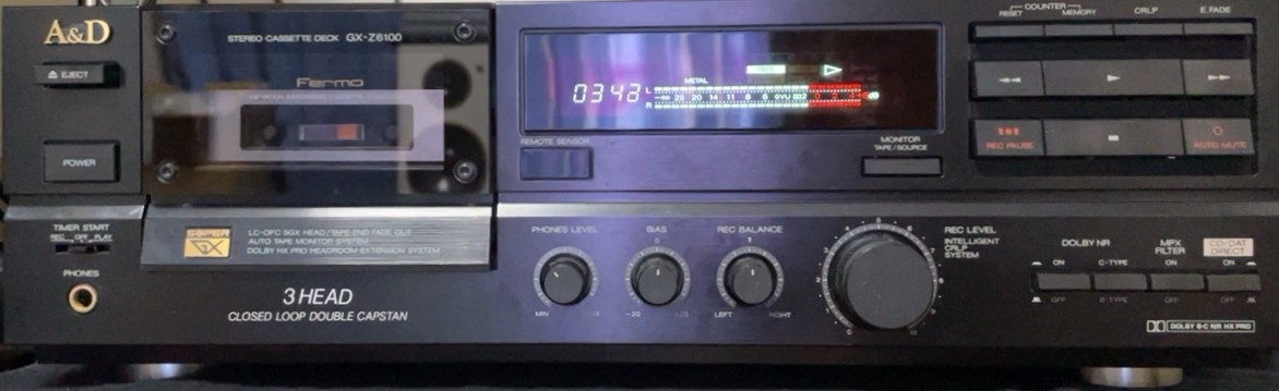 A&D GX-Z6100 ① - 羽田電器産業 ステレオ事業部