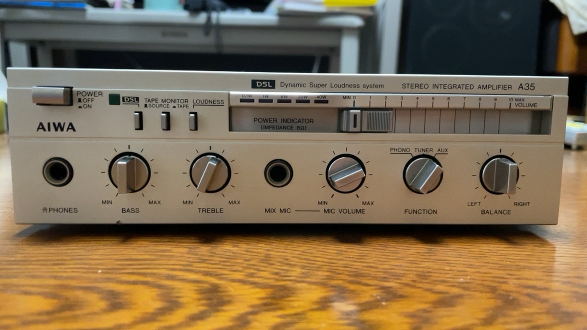 AIWA S-A35 3台目 ① - 羽田電器産業 ステレオ事業部