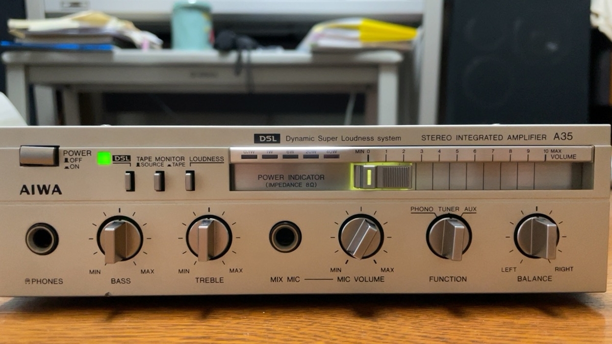 AIWA S-A35 3台目 ① - 羽田電器産業 ステレオ事業部
