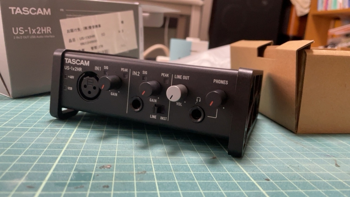 TASCAM US-1×2HR ① - 羽田電器産業 ステレオ事業部