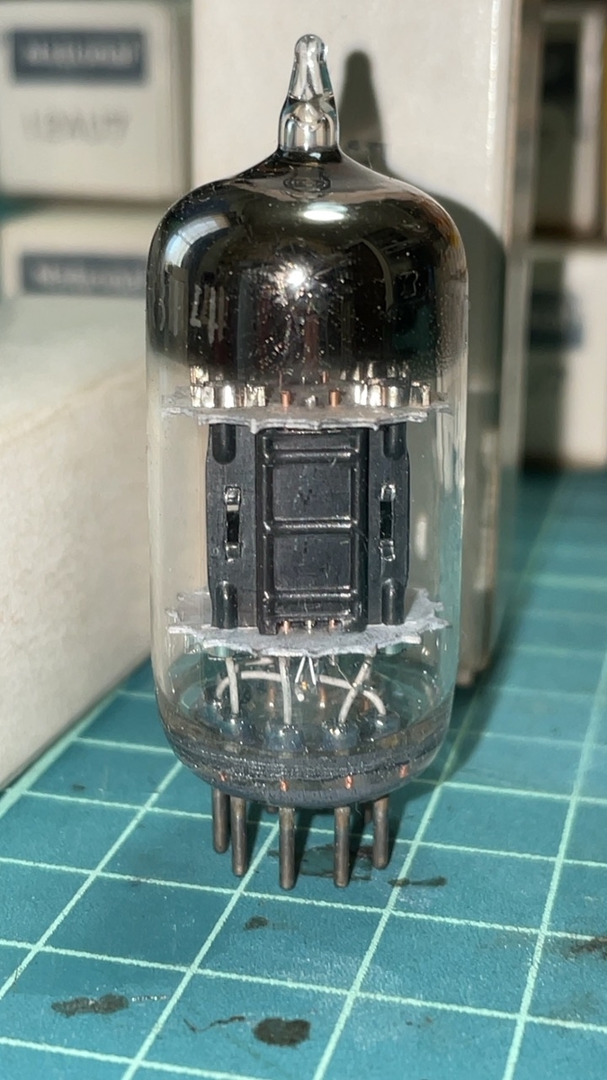 12AU7 ロングプレートUSA製2本 12AU7と仲間たち ① - 羽田電器産業 ステレオ事業部