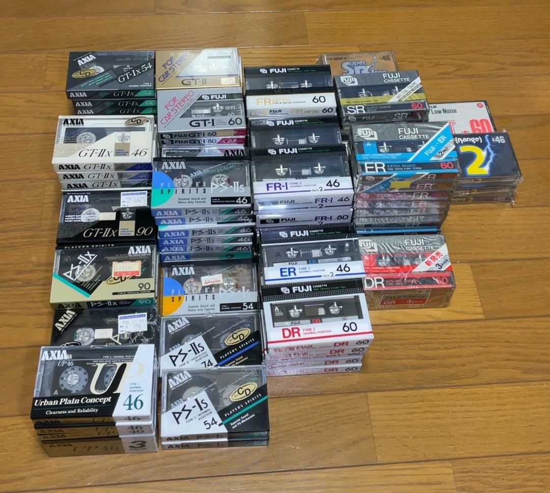 カセットテープの棚卸 FUJI・AXIA - 羽田電器産業 ステレオ事業部