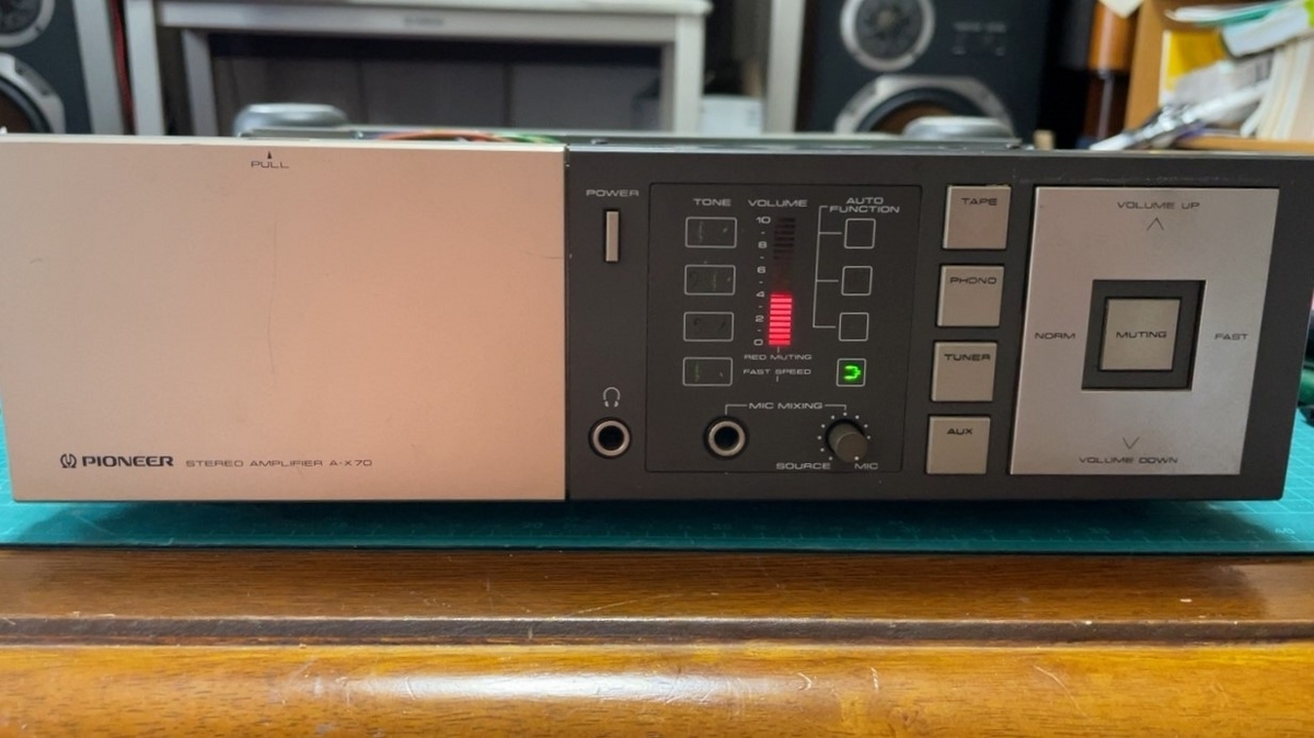 ★パイオニア　A-X700　アンプ　50000円　動作良好です。★ 激レア 昭和レトロなオーディオアンプ パイオニア A-X700｜Yahoo
