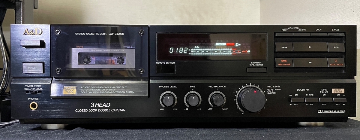 A&D GX-Z6100の断捨離 - 羽田電器産業 ステレオ事業部