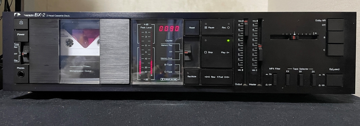 昭和のロマン再来 Nakamichi BX-2 カセットデッキ ナカミチ Nakamichi BX-2の仕様 ナカミチ