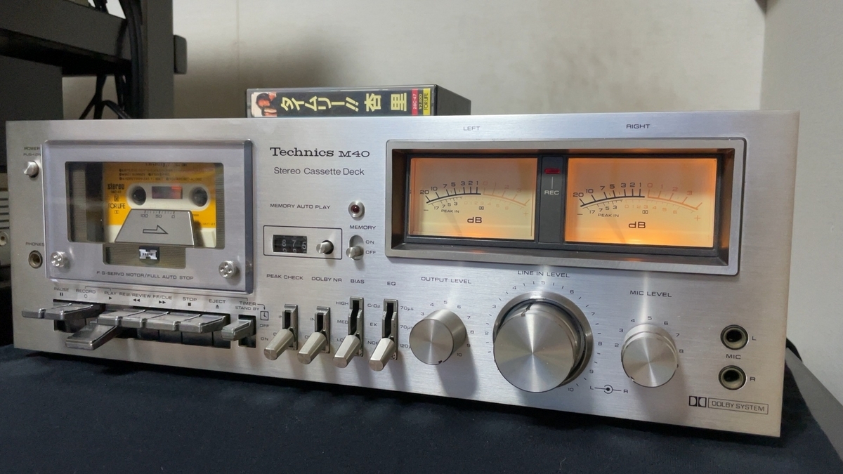 【希少 稼働品】値下げ テクニクス ステレオカセットデッキ RS-M40 Technics RS-M40の仕様 テクニクス