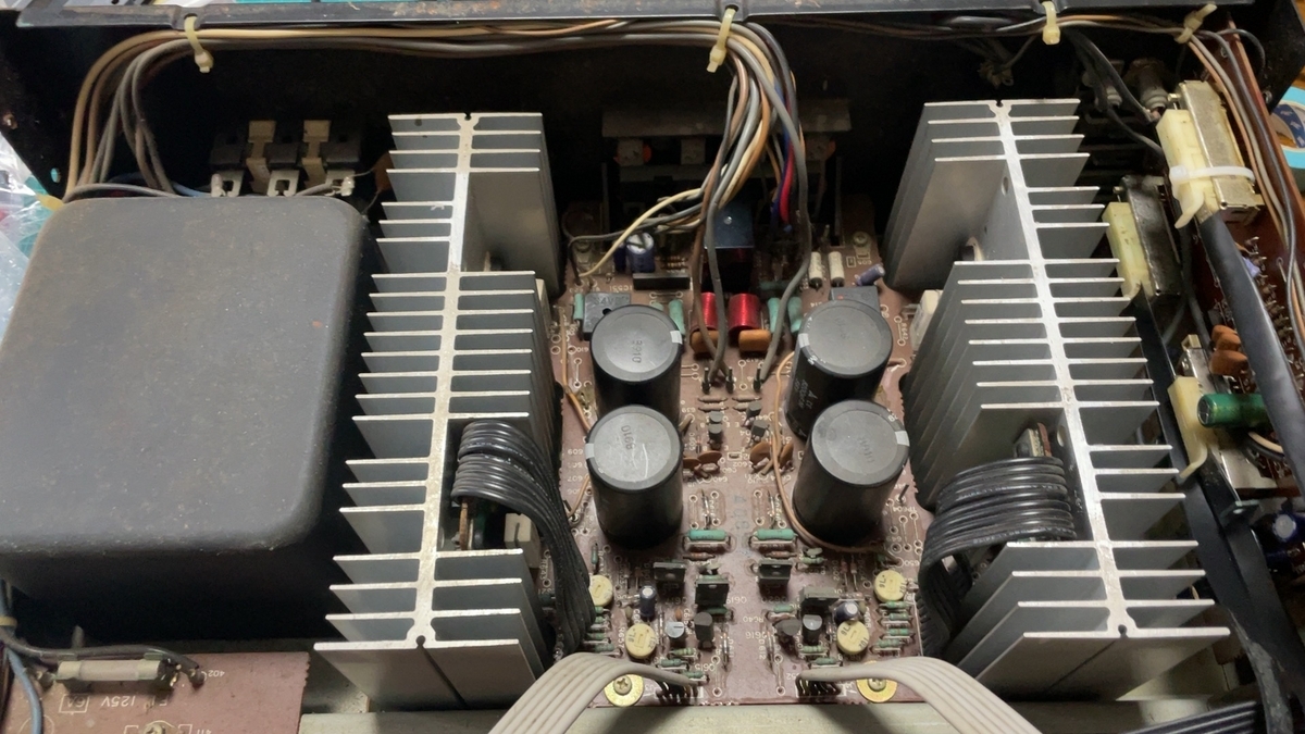 Technics SU-V6のコンデンサーを元に戻す - 羽田電器産業