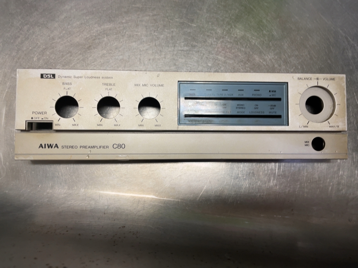 AIWA S-C80 2台目 ② - 羽田電器産業 ステレオ事業部