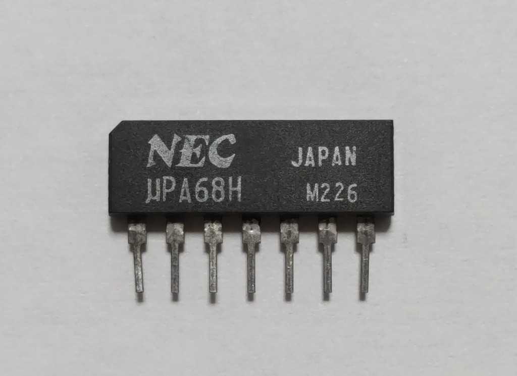 μPA68H 10個 (NEC Diff FET) 差動増幅用 複合JFET 今日のAliExpress - 羽田電器産業 ステレオ事業部