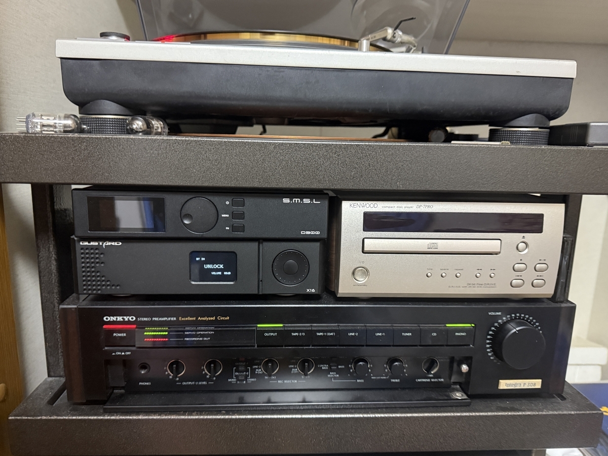 ONKYO p-308 プリアンプ 　コントロールアンプ Onkyo P-308 Stereo Preamplifier – Soundtrack Hi-Fi