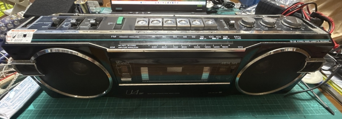 SANYO／サンヨー　 カセットプレーヤー　MR-U4SF SANYO MR-U4SF 2台目 ① - 羽田電器産業 ステレオ事業部