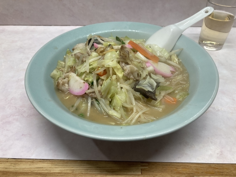笑ちゃん　８０　板 笑ちゃん亭』[2023.2.28 閉店]佐世保バスセンター傍のちゃんぽん食堂