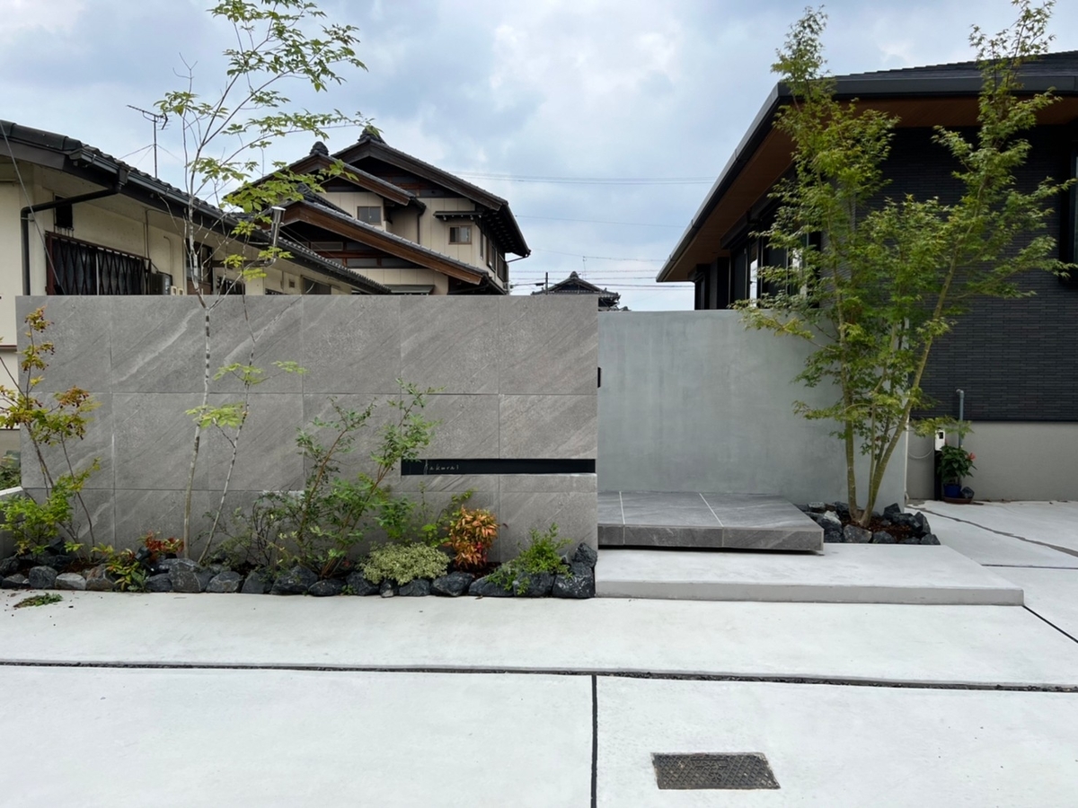 岐阜市住友林業の家完成 美しさの極み - おしゃれな外構デザインスタジオリム名古屋・愛知