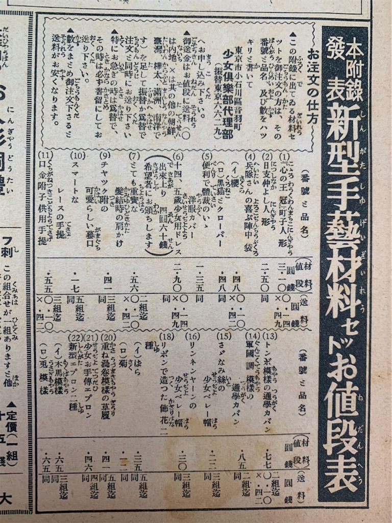 手芸雑誌 定期本・雑誌・ムック「手芸材料の卸売りサイトChuko Online」