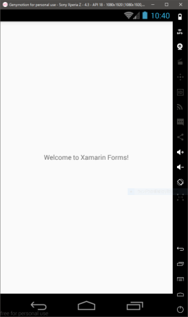 Xamarin for droid 起動画面 Xamarin for droid 起動画面